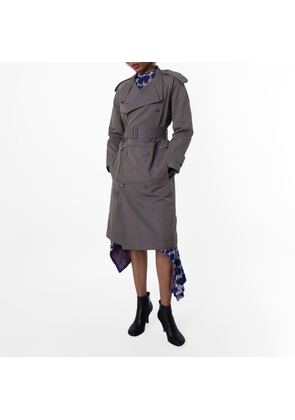 Burberry Cotton-Linen Blend Trench Dress