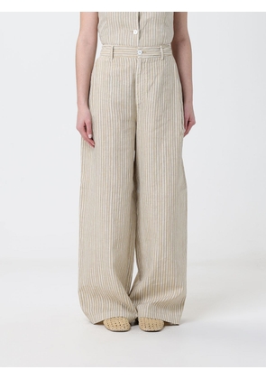 120% LINO Pants Woman color Rope