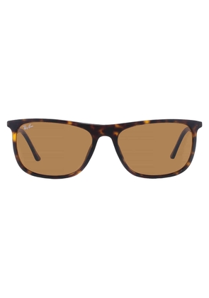 Ray Ban Brown Rectangular Unisex Sunglasses RB2216 902/33 61