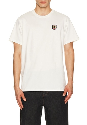 Arrels Barcelona Small Cat x Gary Baseman Tee in Off White - White. Size S (also in M, L, XL/1X).