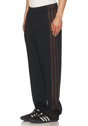 Adidas by Wales Bonner x Y-3 End Track Pants in Black - Black,Chocolate. Size L (also in XS, S, M, XL/1X, XXL/2X).