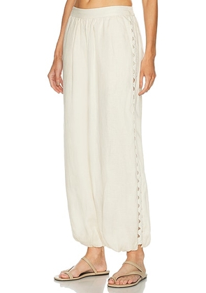 SIMKHAI Selah Balloon Pant in Sand - Neutral. Size 10 (also in 8).