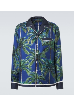 Dolce&Gabbana Printed silk twill shirt