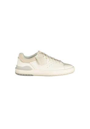 Clarks White Leather Men's Sneaker - EU40/US7