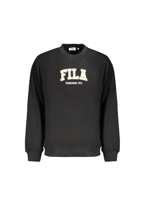 Fila Black Cotton Men's Sweatshirt - S
