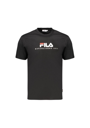 Fila Black Cotton Men's T-Shirt - S