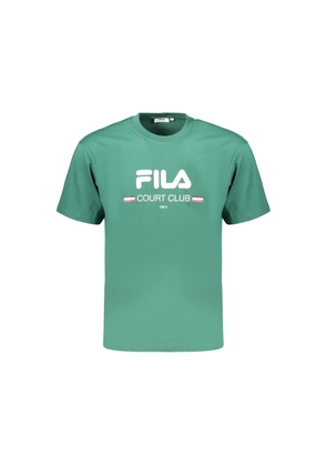 Fila Green Cotton Men's T-Shirt - S