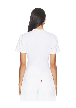 ALL THE WAYS Jadan Tee in White. Size L. Also in XS, XXS, S, M.