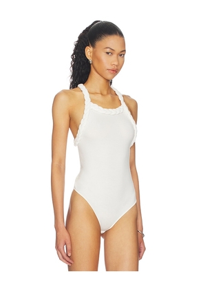 Bevza Tisto Bodysuit in White. Size S. Also in M, L.