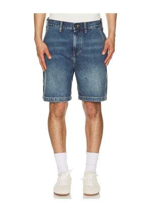Corridor Denim Painter Short in Blue. Size 30. Also in 31, 32, 33, 34, 36.