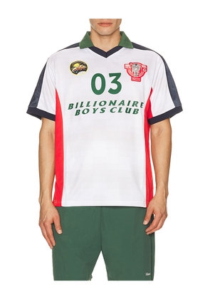 Billionaire Boys Club Midi Polo in White. Size S. Also in M, L, XL/1X.