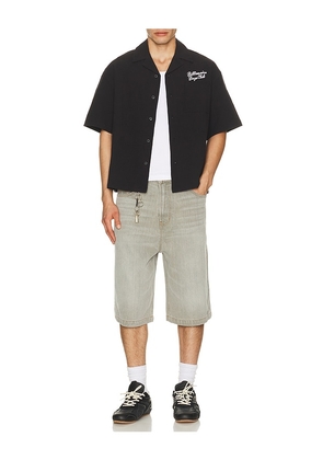 Billionaire Boys Club Script Shirt in Black. Size S. Also in L, M, XL/1X.