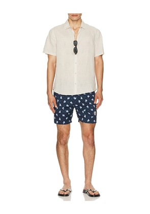 Agua Bendita Joe Trunks in Navy. Size 30. Also in 32, 34, 36, 38.