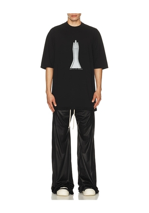 DRKSHDW by Rick Owens Sister Graphic Jumbo Short Sleeve T in Black. Size M. Also in L, S, XL/1X.