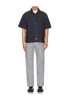 Dickies Denim Shirt in Navy. Size S. Also in L, M.