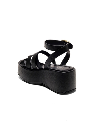Free People Hazel Flatform Sandal in Black. Size 11. Also in 10.