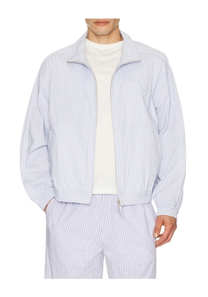 Dunst Light Harrington Jacket in Blue. Size M. Also in L, XL/1X.