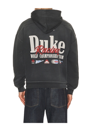 Duke + Dexter DR1 World Championship Hoodie in Charcoal. Size M. Also in L.