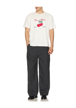 Duke + Dexter Mon Cheri T-Shirt in White. Size S. Also in M, L, XL/1X.