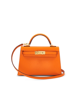 FWRD Renew Hermes Epsom Kelly 20 Handbag in Orange.