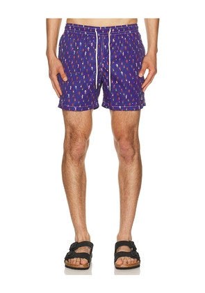 Arrels Barcelona Altinha x Malika Favre Exclusive Swim Shorts in Blue in Blue. Size S. Also in M, L, XL/1X.