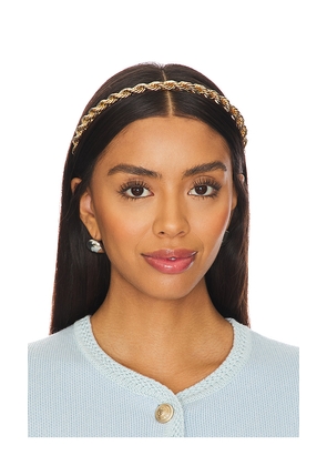 Lovers and Friends Lucile Headband in Metallic Gold.