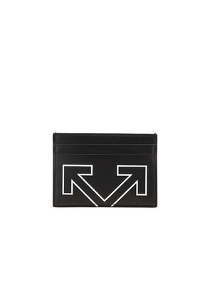 OFF-WHITE Heritage Card Case in Black.