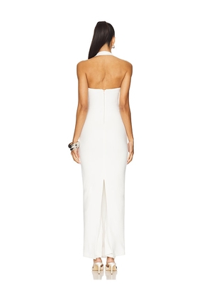Nookie Natalia Halter Maxi Dress in White. Size S. Also in XS, XL.
