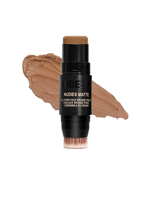 NUDESTIX Nudies Matte All Over Face Bronze Color in Tan.