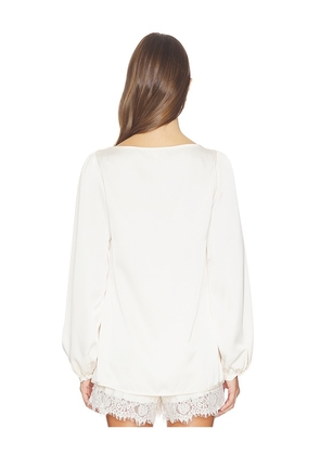 Line & Dot Nicolo Top in Ivory. Size S. Also in XS, L.