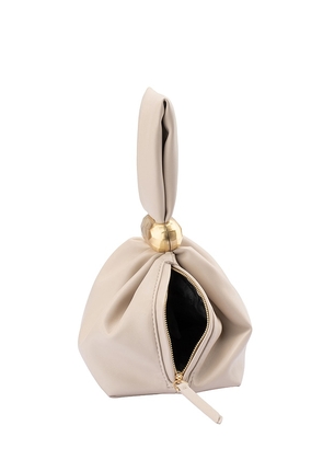 olga berg Lennie Pouch Bag in Taupe.