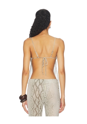 lovewave The Channing Top in Beige. Size XS. Also in XXS, S, M, L, XL.