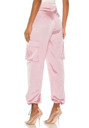 superdown Seleste Drawstring Jogger Pant in Pink. Size S. Also in XL.