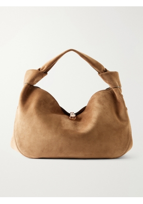 Gabriela Hearst - Antonia Small Suede Shoulder Bag - Brown - One size