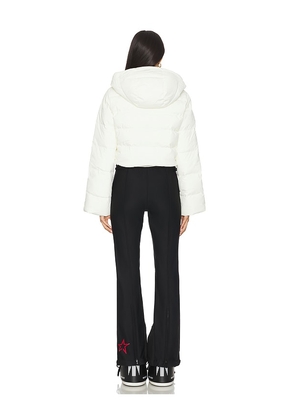 Perfect Moment Polar Flare Ski Suit in Black,White. Size L. Also in M.
