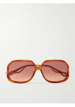 Chloé - Square-frame Acetate Sunglasses - Red - One size