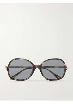 Chloé - Rounded-frame Acetate Sunglasses - Blue - One size