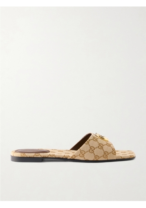 Gucci - Logo-jacquard Sandals - Neutrals - IT36,IT36.5,IT37,IT37.5,IT38,IT38.5,IT39,IT39.5,IT40,IT40.5,IT41,IT42