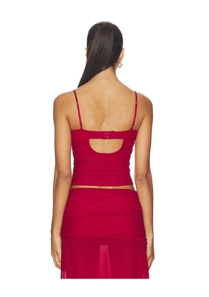 Tiger Mist Octavia Top in Red. Size XS. Also in XXS, XL.
