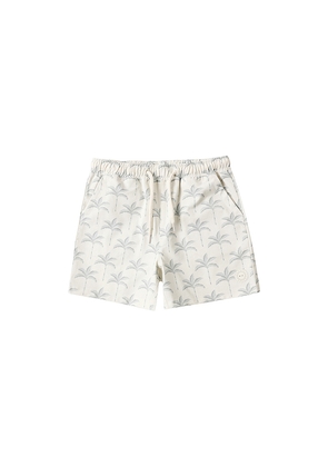 Rylee + Cru Boardshort in Ivory. Size 12-18M. Also in 18-24M, 2-3yr, 4-5yr.