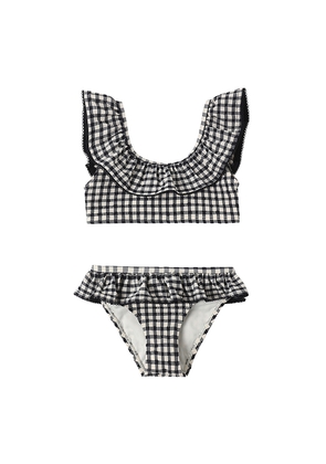 Rylee + Cru Margot Bikini in Black,White. Size 2/3. Also in 4/5, 6/7.