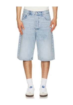 Tommy Jeans Theo Baggy Shorts in Blue. Size 30. Also in 31, 32, 33, 34, 36.