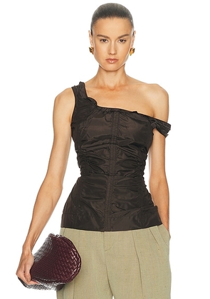 Bottega Veneta Tank Top in Dark Carrubo - Brown. Size 42 (also in ).