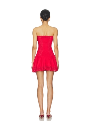 Charo Ruiz Ibiza Julisse Short Dress in Red. Size L. Also in M.