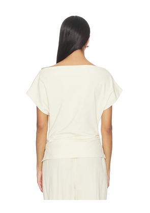 CLOSED Off The Shoulder Top in Beige. Size M. Also in XS, S.