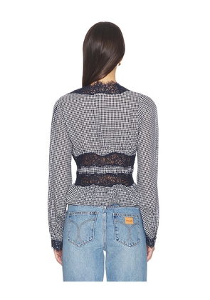 CAMI NYC Veredi Blouse in Navy. Size M. Also in XXS, XS, S, XL.