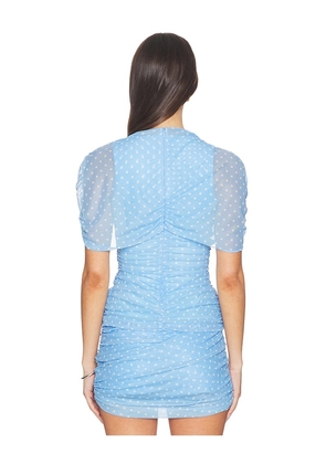 Amanda Uprichard X Revolve Evianna Top in Baby Blue. Size L. Also in M, S, XL, XS.