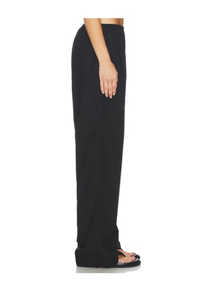 DONNI. The Pop Simple Pant in Black. Size L. Also in XS, S, M, XL.