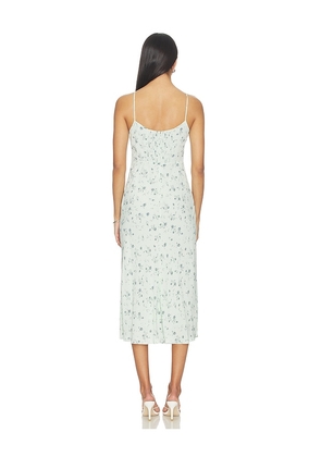 Favorite Daughter The One That Got Away Midi Dress in Sage. Size 0. Also in 4, 6, 8.