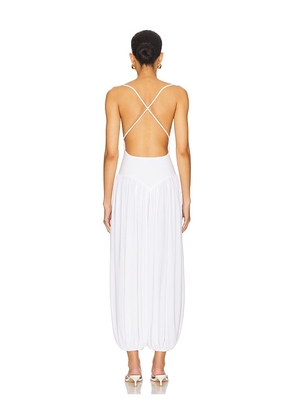 Norma Kamali Kenny Jumpsuit in White. Size S. Also in XL.
